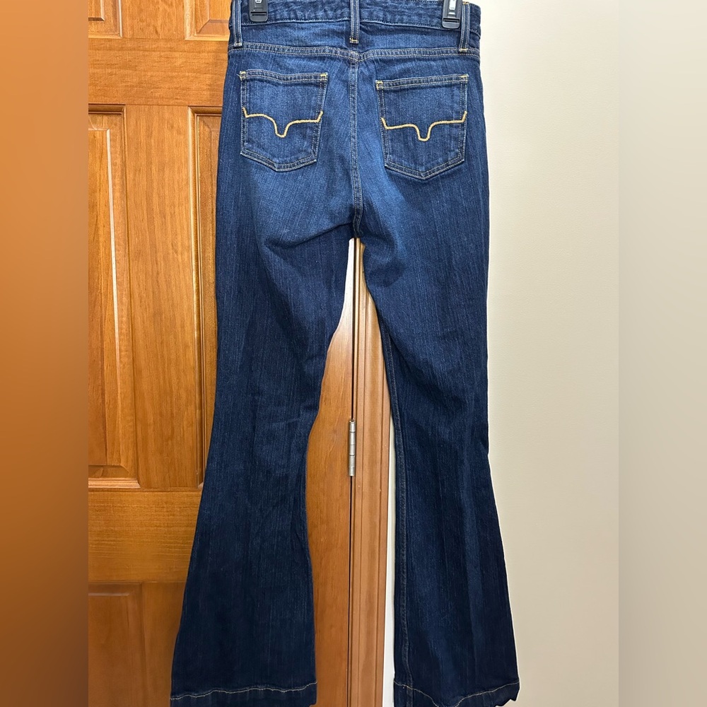 Kimes Ranch Dark Blue Flare Jeans - Picture 2 of 4